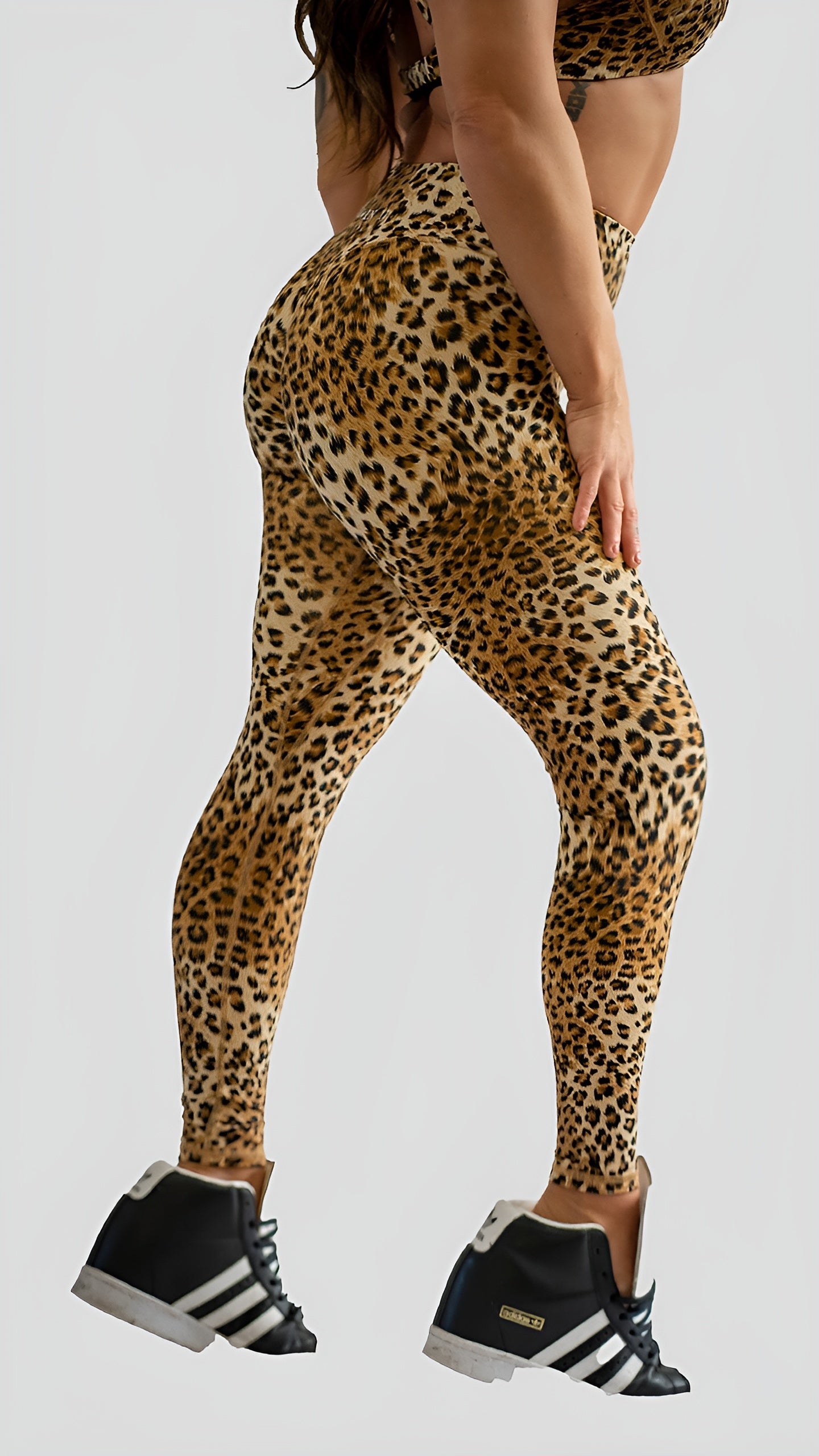 Leopard Scrunch Bottom Leggings