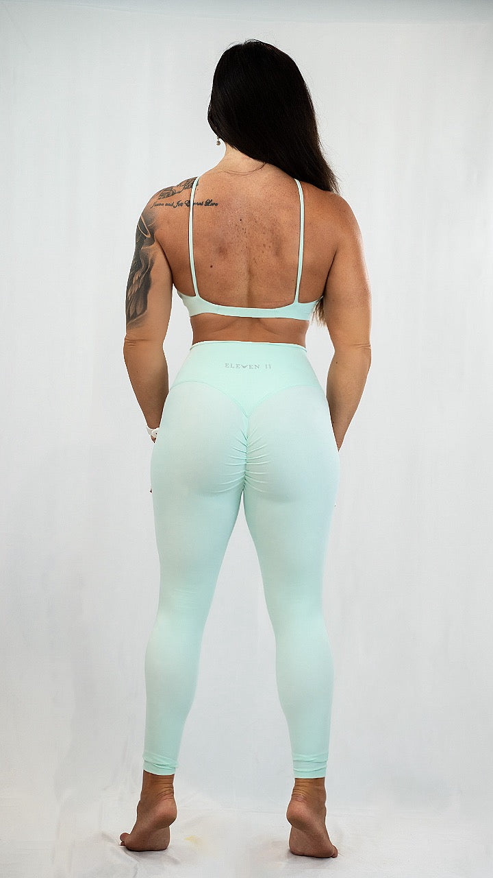 Mint Essential Scrunch Bottom Leggings