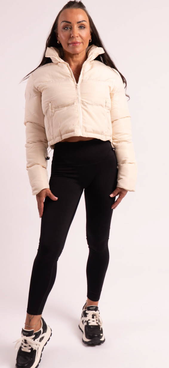 Cream Puffer Jacket