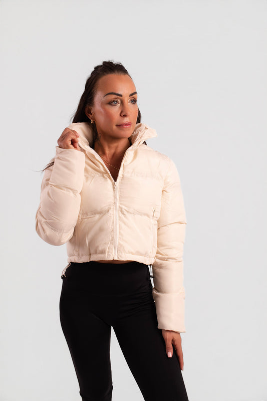 Cream Puffer Jacket