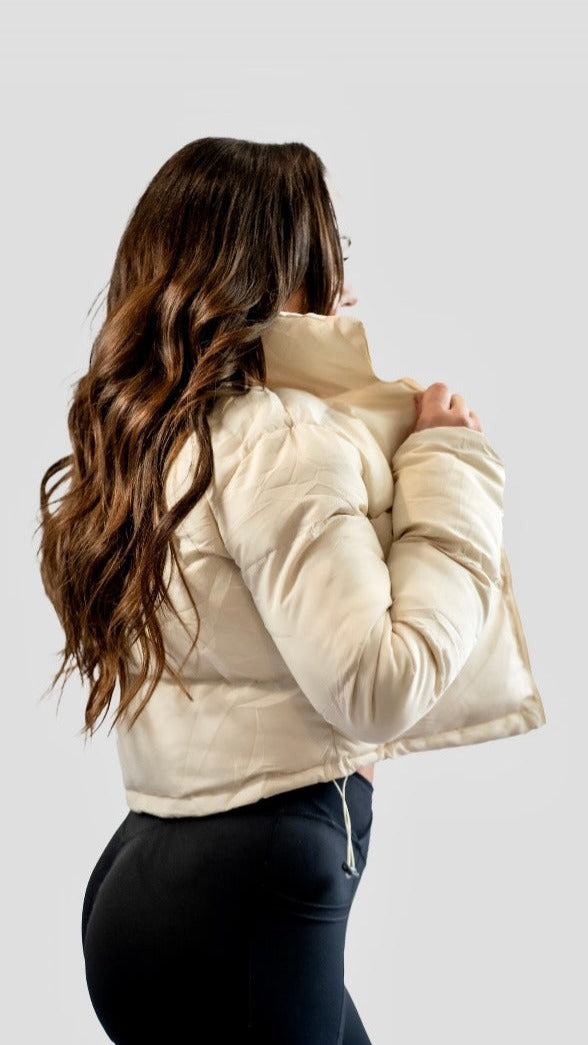 Cream Puffer Jacket